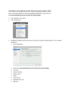 Can a Host change Online Meeting room preferences?