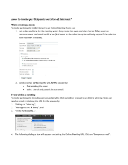 How do I send out an invitation?
