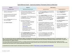 Approving Casual Academic Timesheets