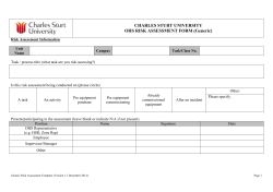 Risk Assessment Template