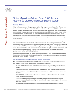 Siebel Migration Guide (Guide de migration Siebel)