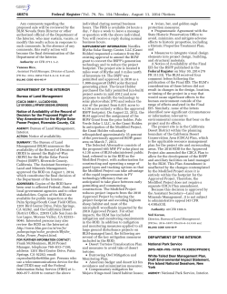 Published by BLM in Federal Register