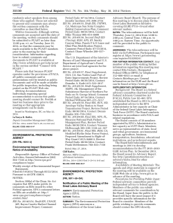 Published by EPA in Federal Register