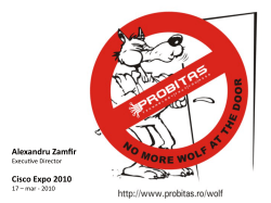 No More Wolf at the Door! - Alexandru Zamfir