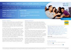 New data centre platform gears mobile operator for future