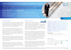 Agricultural business deploys business enabler