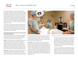 Download PDF: Why Cisco for Heatlhcare