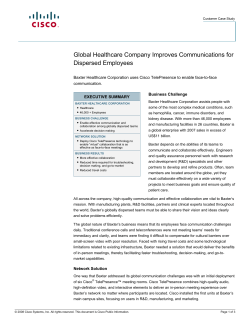 Download PDF: Healthcare Firm Improves Communications
