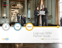 LogLogic SIEM Partner Guide