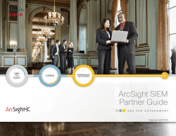 ArcSight SIEM Partner Guide