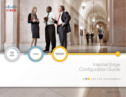Internet Edge Configuration Guide