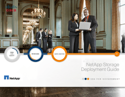 NetApp Storage Deployment Guide