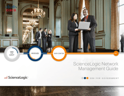 ScienceLogic Network Management Guide