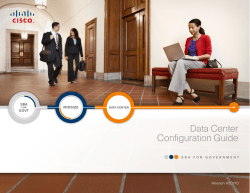 Data Center Configuration Guide
