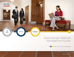 ScienceLogic Network Management Guide