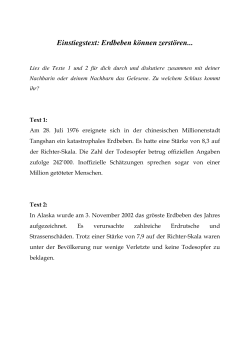 Erdbeben Arbeitsbl&auml;tter (PDF) (PDF, 494 KB)