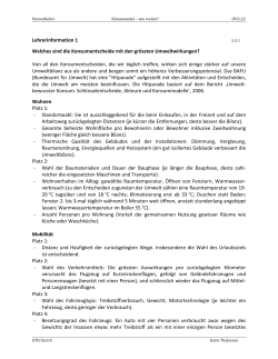 Die neusten Erkenntnisse zum Klimawandel (PDF, 115 KB)