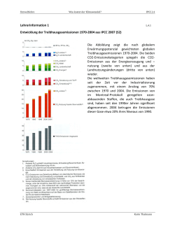 Die neusten Erkenntnisse zum Klimawandel (PDF, 695 KB)