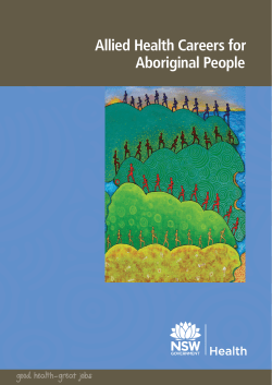 NSW Aboriginal Allied Health Cadetship Program