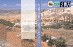 They Walked Here Long Ago