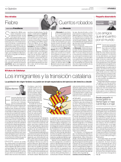 "Los inmigrantes y la transici n catalana"
