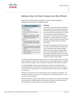 Making a Green Car-Wash Company Even More Efficient.