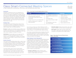 At-A-Glance Smart+Connected Meeting Spaces