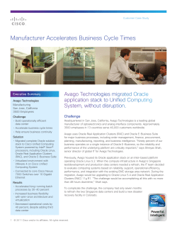 Manufacturer Accelerates Business Cycle