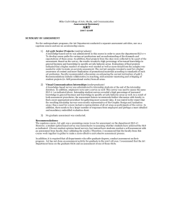 AMCAssessment Report2007-08