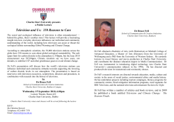 Television and Us: 350 Reasons to Care