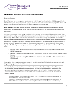 Default Risk Reserves