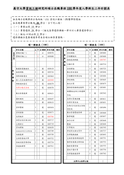 course schedule em 100