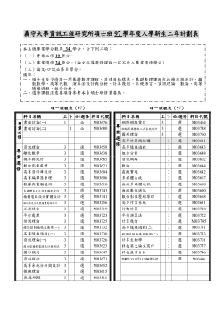 course schedule master 97