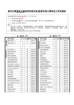 course schedule master 99