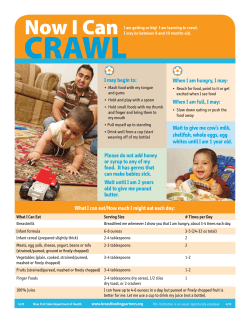 "Now I Can Crawl"