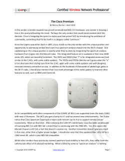 Read the CWNP Review of CleanAir Technology
