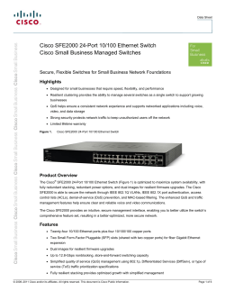Cisco SFE2000 24-port 10/100 Ethernet Switch