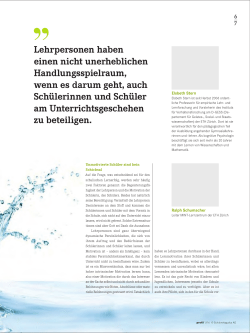Kompetenzerleben durch gelungene Unterrichtseinstiege, Profil. Das Magazin f&uuml;r das Lehren und Lernen, 1, 6-7. (PDF, 1.5 MB)