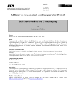 Agrarwissenschaft Zwischenfutterbau (WORD) (PDF, 844 KB)