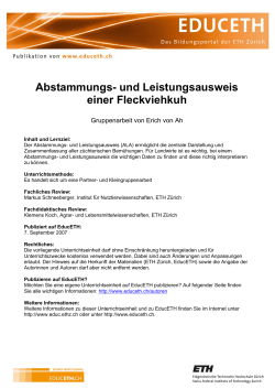 Lebensmittelwissenschaft Fleckviehkuh (PDF) (PDF, 292 KB)