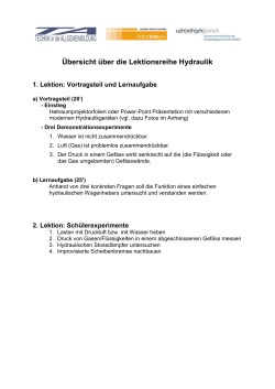Hydraulik &Uuml;bersicht (DOC, 186 KB)