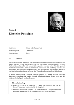 Posten 1: Postulate (DOC, 120 KB)