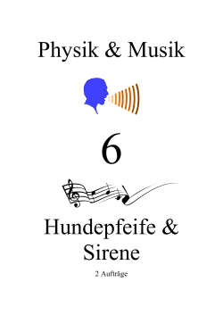 Hundepfeife und Sirene (DOC, 132 KB)