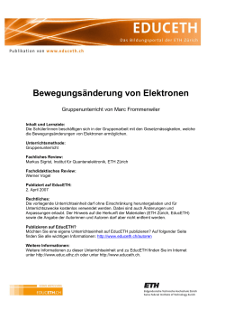 Bewegungs&auml;nderung von Elektronen (Gruppenarbeit) (PDF, 640 KB)