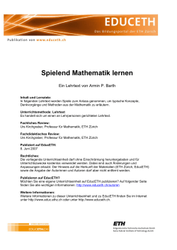 Spielend Mathematik lernen (PDF, 976 KB)