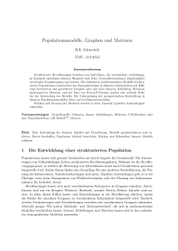 Populationsmodelle, Graphen und Matrizen (PDF, 1.4 MB)