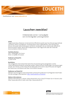 Lauschen Zwecklos (PDF, 243 KB)