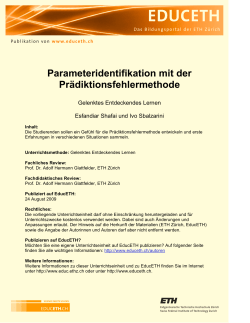 Parameteridentifikation mit der Pr&auml;diktionsfehlermethode (PDF, 899 KB)