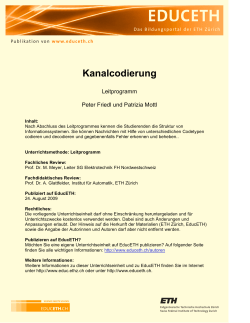 Kanalcodierung (Leitprogramm) (PDF, 874 KB)