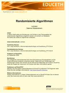 Randomisierte Algorithmen (PDF, 1 MB)